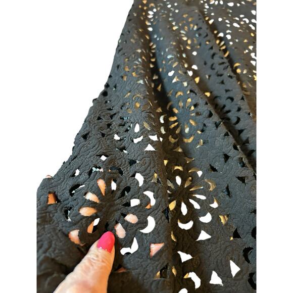 Alice + Olivia Viviana Cutout A-Line Skirt - Size 4 - Picture 13 of 13